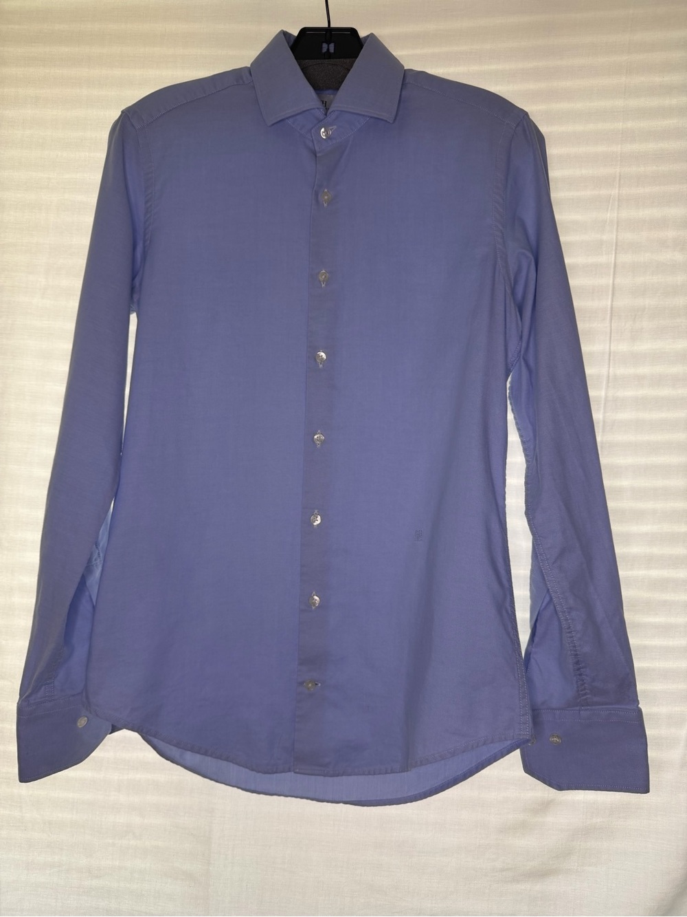 Carolina Herrera Men's Lavender-Blue Dress Shirt